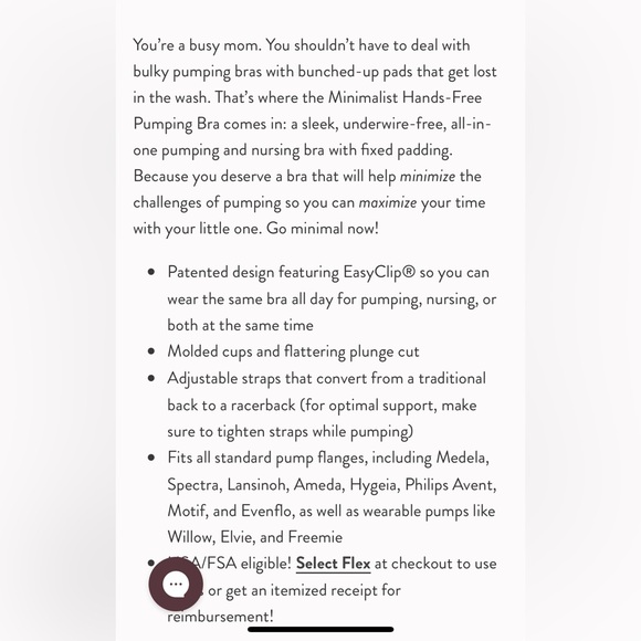 Minimalist Hands-Free Pumping Bra Kindred Bravely - Picture 4 of 4